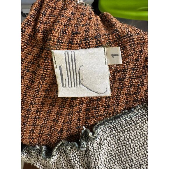 Look Boho Patchwork Raw Seam Multi-pattern Multi-fabric Size 1 Top Pant Set - Picture 8 of 10